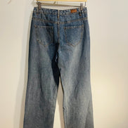 Jeans taille mi-haute, jambe large / Sabotage / Taille 5
