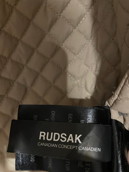 Veste pour femme fourrure et laine vintage - RUDSAK - taille petit