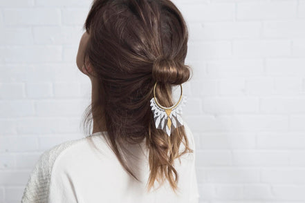 Thisilk / anneaux bijoux pour cheveux