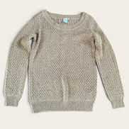 Haut tricot brun manches longues / ICHI / taille médium