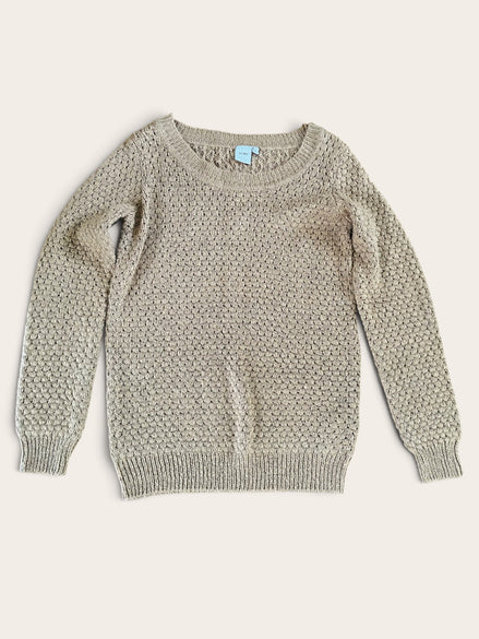 Haut tricot brun manches longues / ICHI / taille médium
