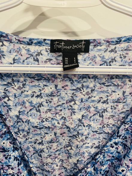 Robe bleue texturée - streetwear society Small