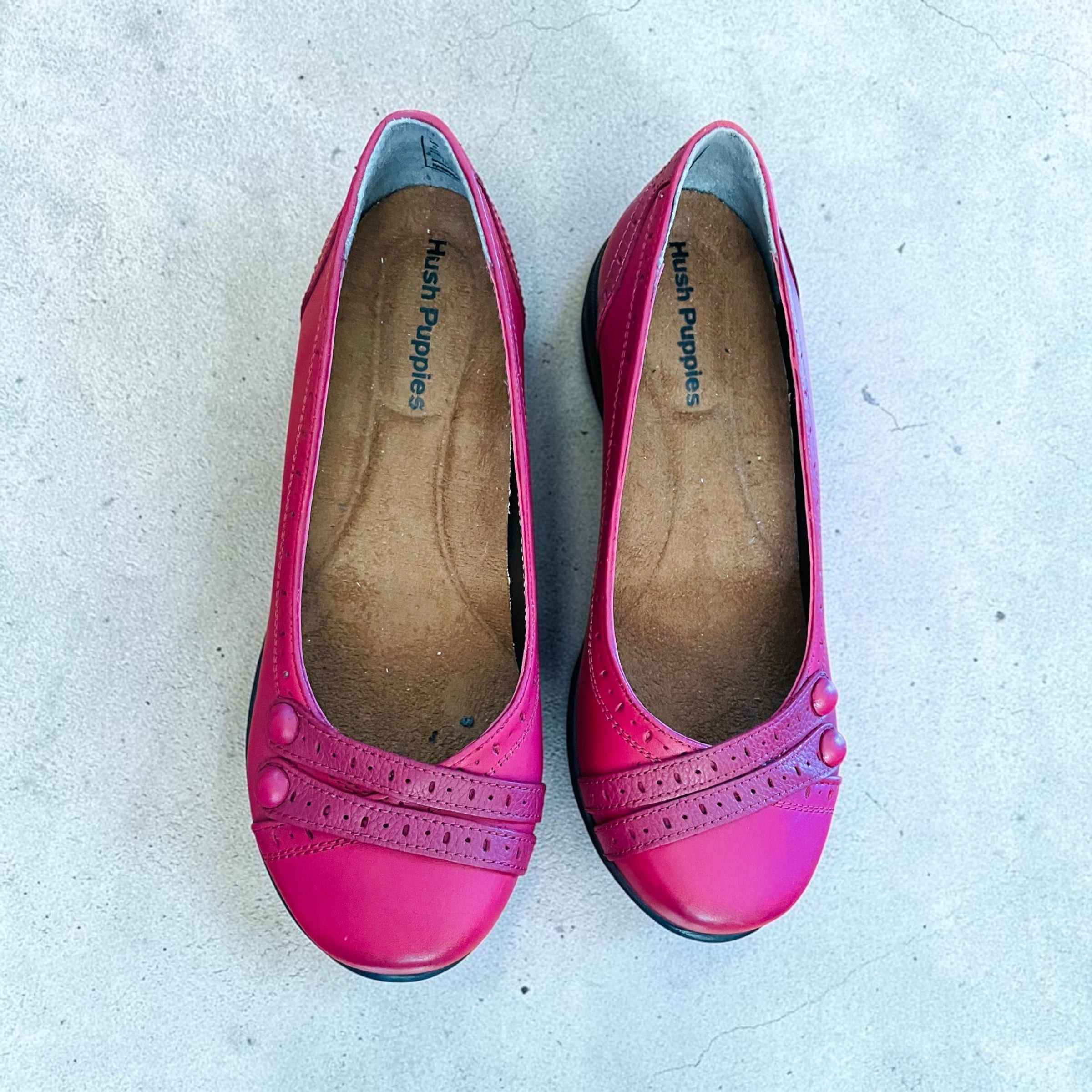 Ballerines rouges / Hush Puppies / taille 6