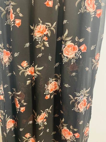 Jupe longue fleurie - Divided - Taille 4