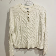Chandail tricot blanc - Blumind - Taille medium - Enfant
