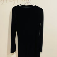 Black velvet dress - H&M (new)