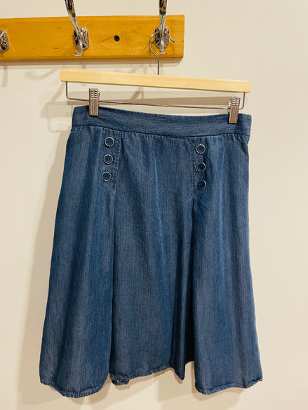 Jupe courte en jeans vintage - Annie 50 - taille médium