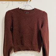 Haut manches longues tricot brun - Icõne par Simons - Taille médium