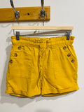 Short jaune / taille élastique / XS