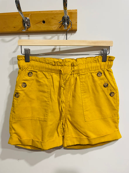 Short jaune / taille élastique / XS