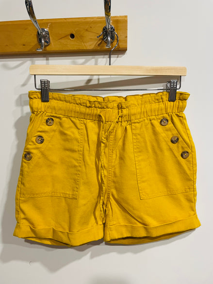 Short jaune / taille élastique / XS