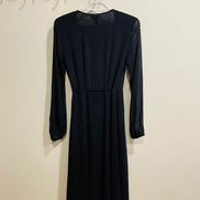 Robe longue noire portefeuille - H&M taille 2