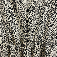 Robe courte motif léopard - Zara - taille XS