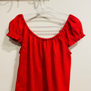 Haut rouge manches courtes - RW&CO - Taille Medium