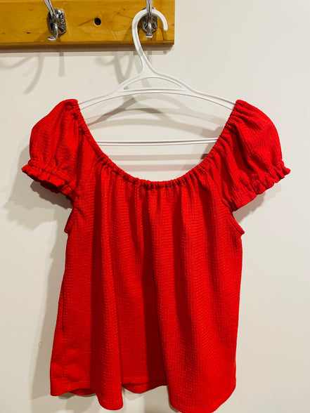 Haut rouge manches courtes - RW&CO - Taille Medium