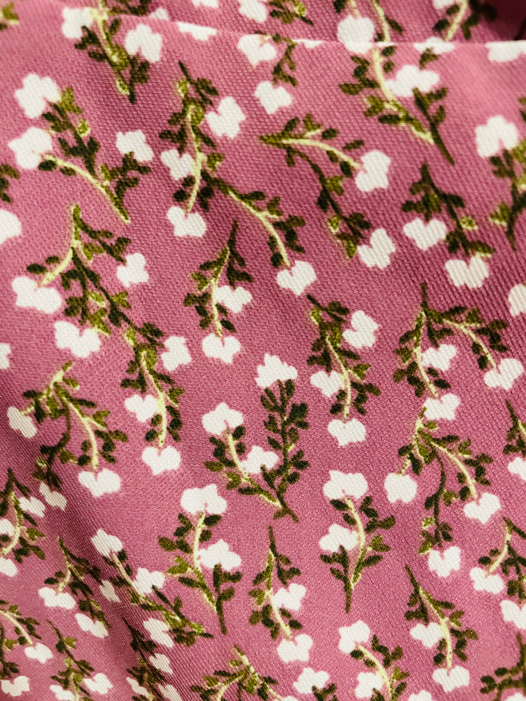 Robe longue rose florale / portefeuille et bouton / Rw&CO /Taille small
