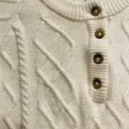 Chandail tricot blanc - Blumind - Taille medium - Enfant