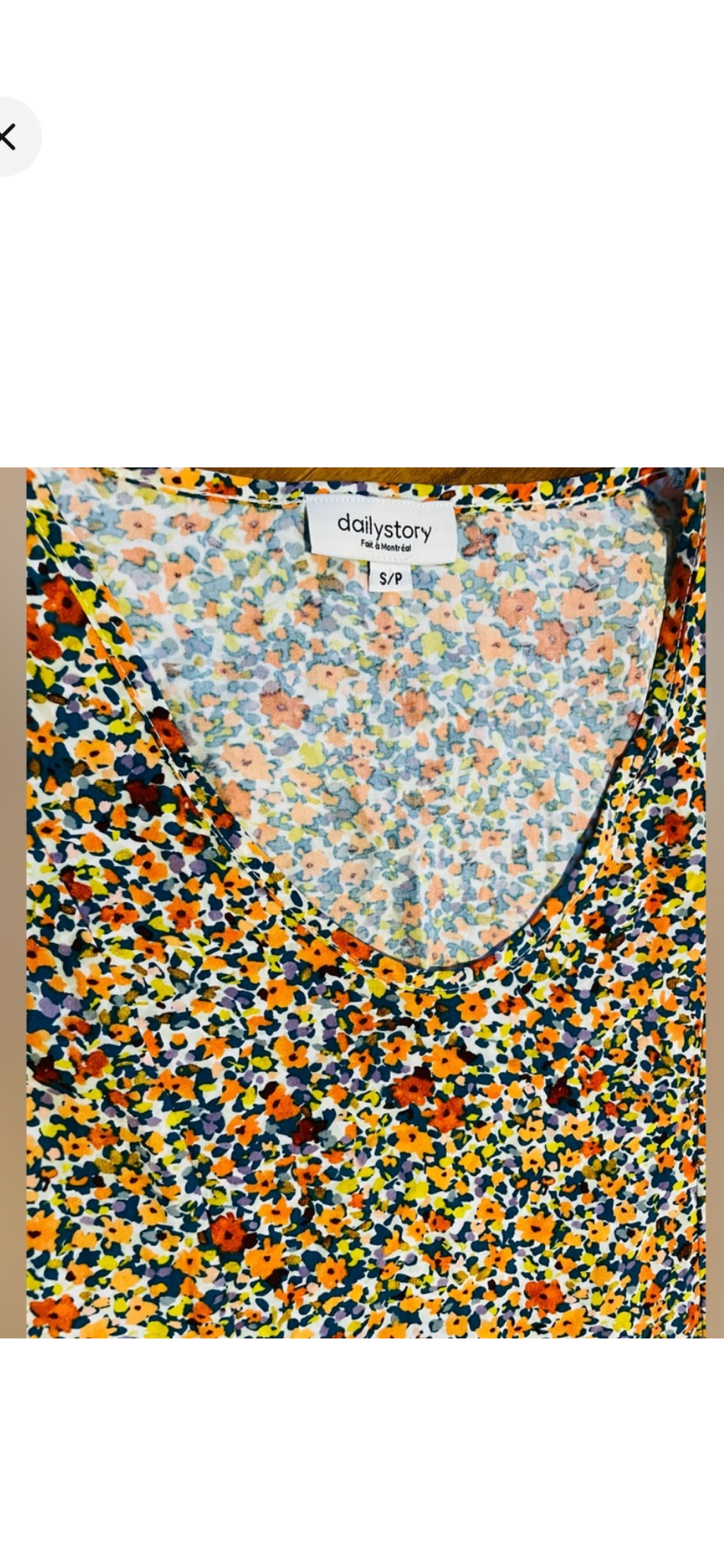 Robe courte florale - Daily Story