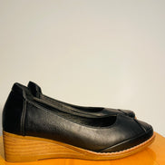Ballerines cuir noir / Alberto / taille 6 femme