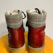 Bottine cuir rouge / Rieker / taille 6