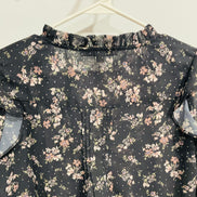 Blouse légère motif floral et manches longues - Paper Moon - taille médium