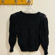 Haut dentelle manche bouffantes - Zara - Taille small