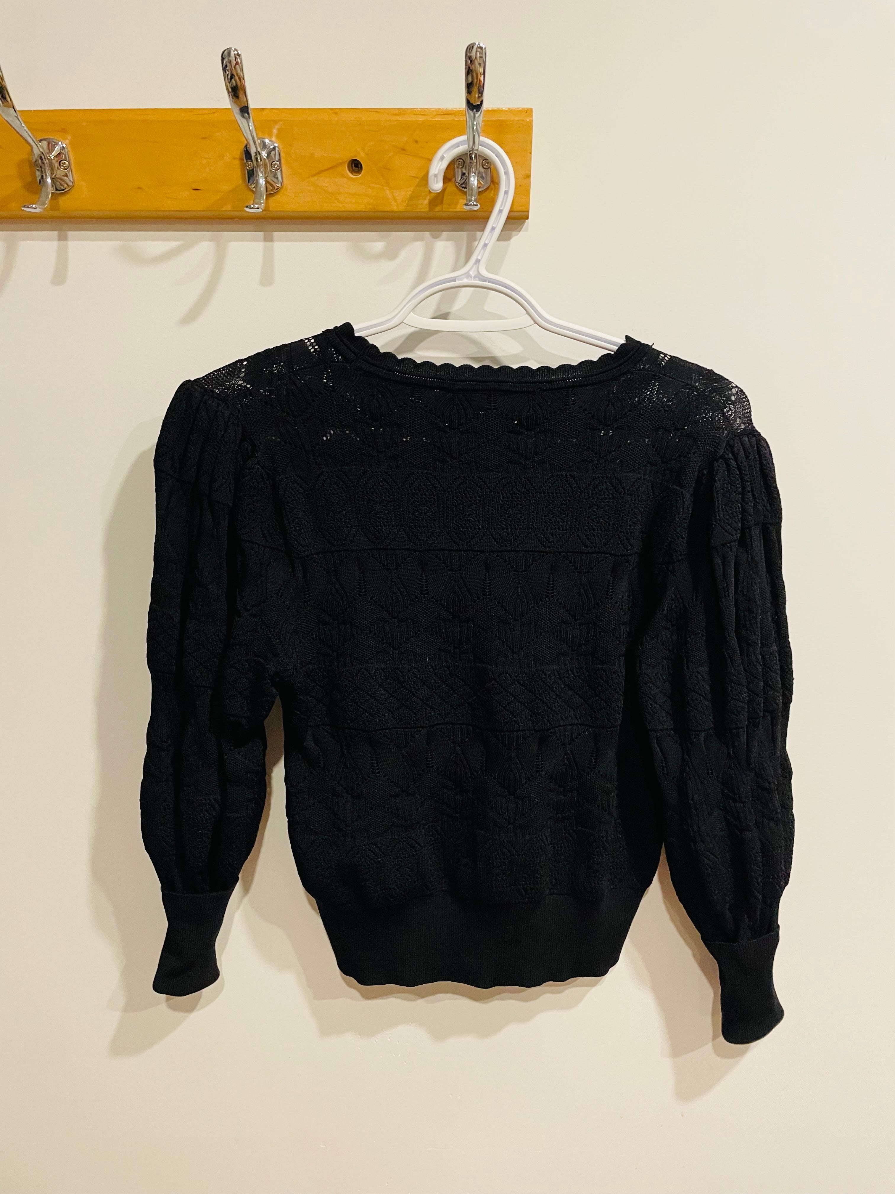 Haut dentelle manche bouffantes - Zara - Taille small