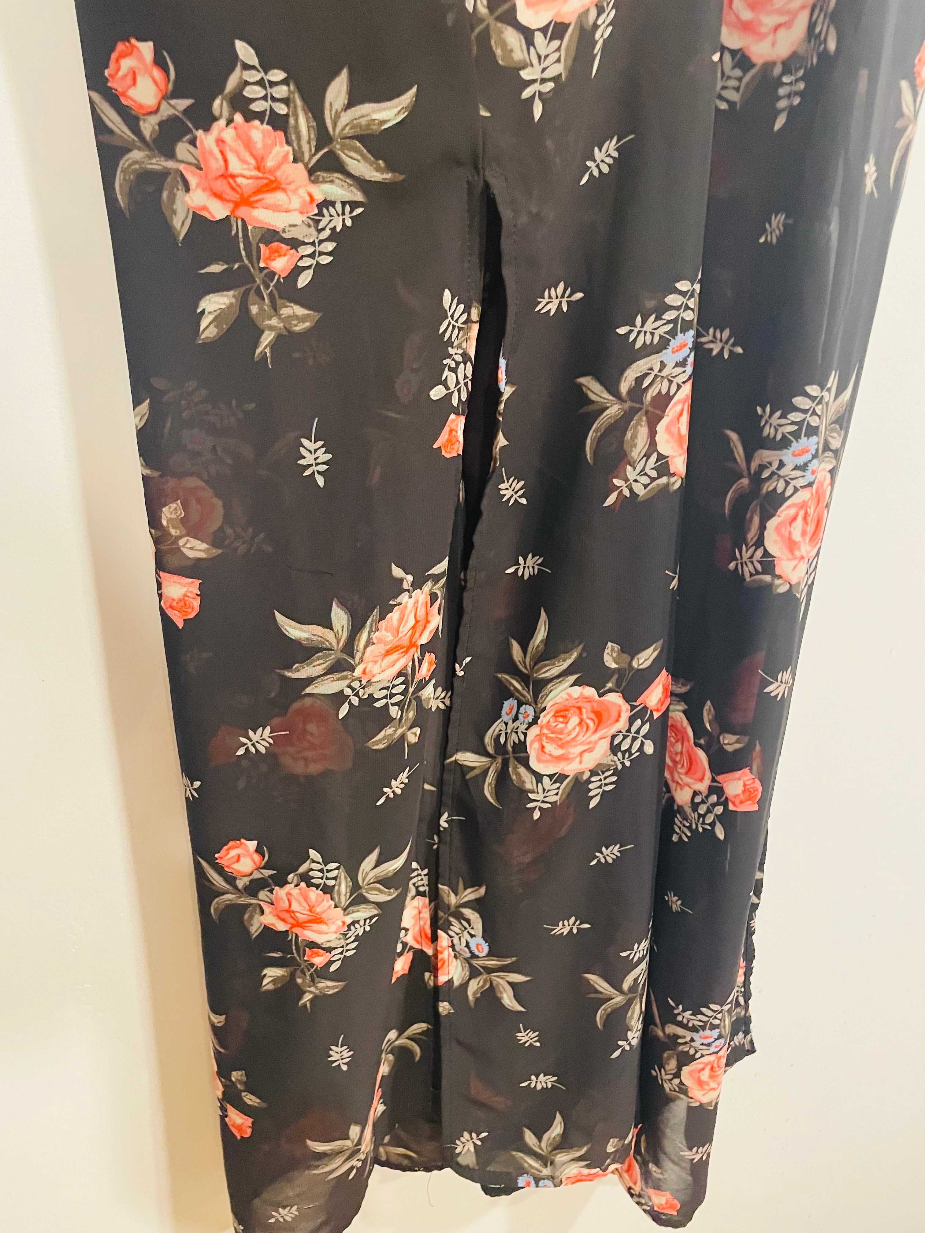 Jupe longue fleurie - Divided - Taille 4