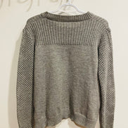 Grey knit sweater