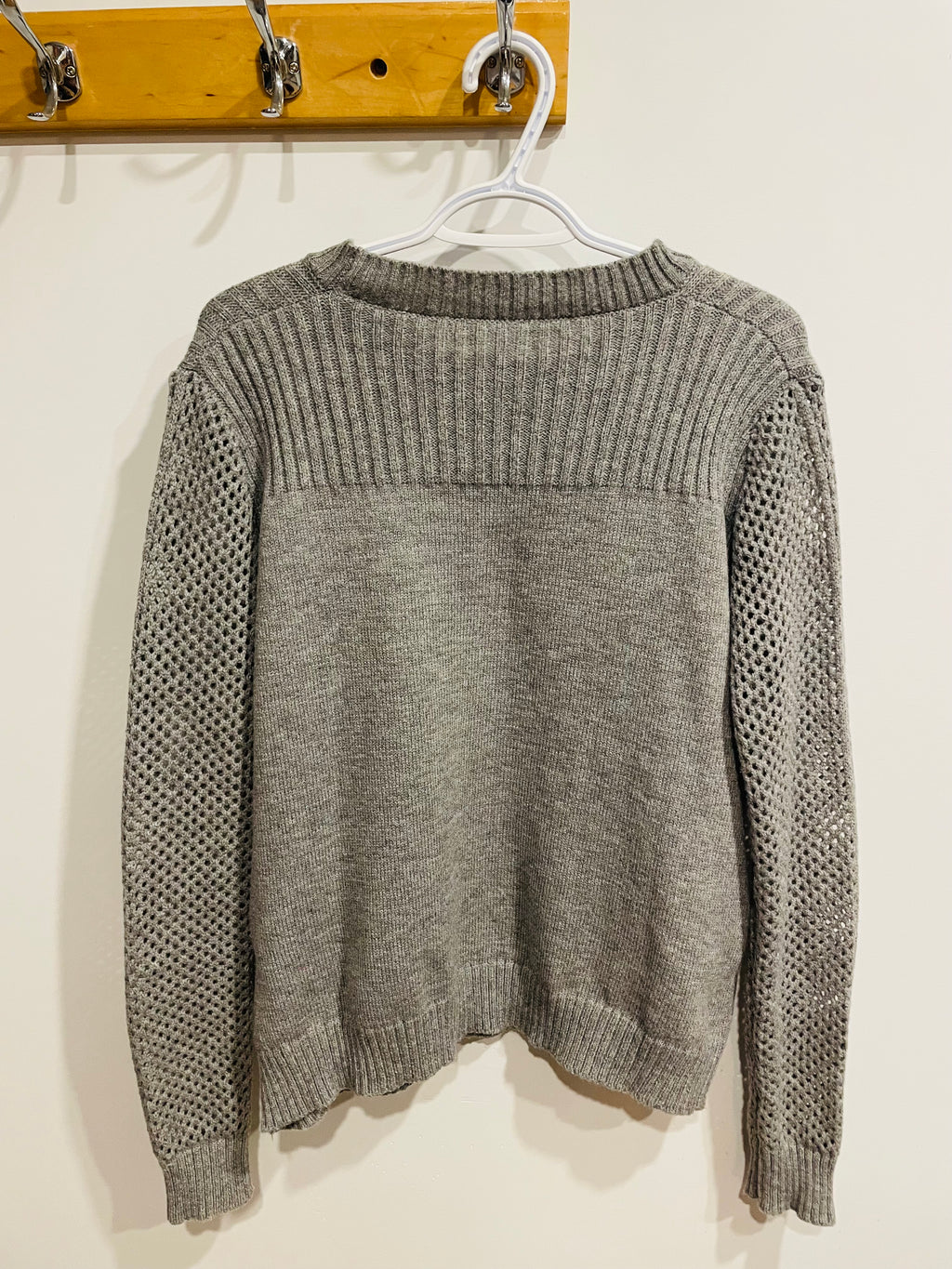 Chandail tricot gris