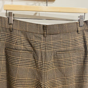Pantalon brun à carreaux - Zara - Taille 30