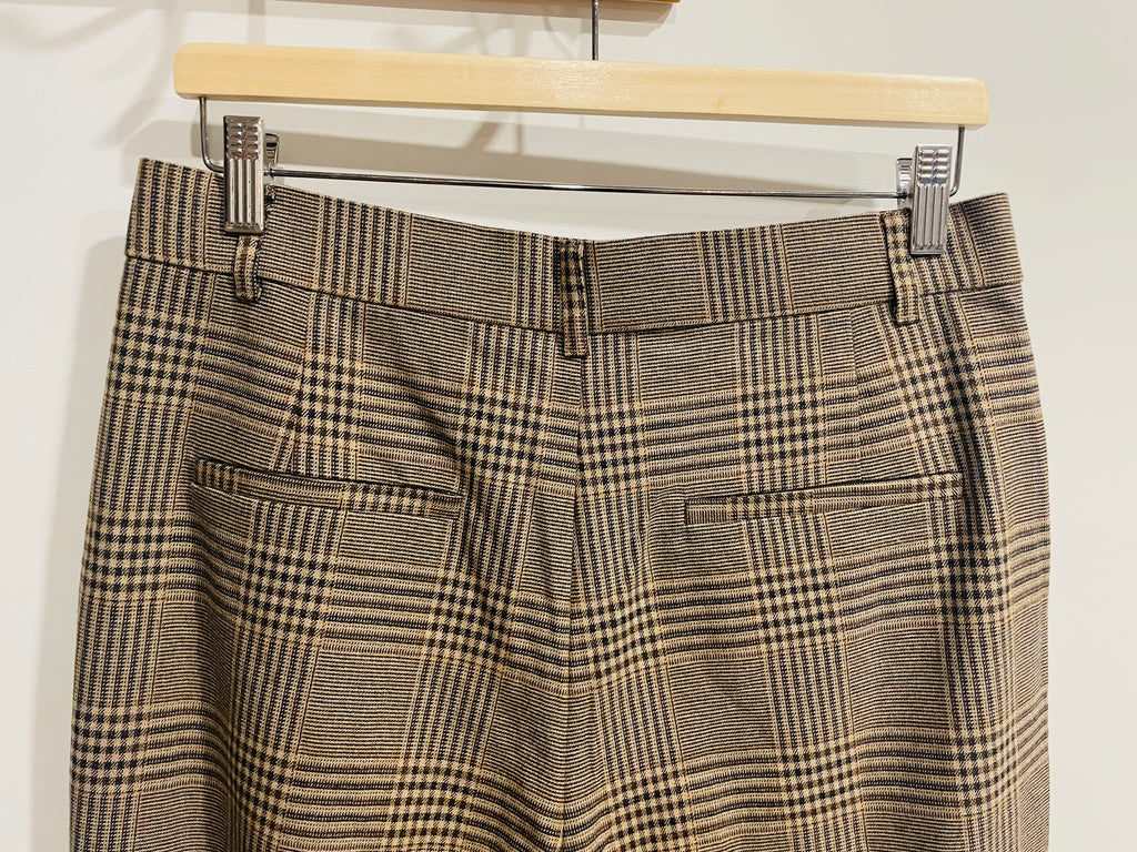 Pantalon brun à carreaux - Zara - Taille 30
