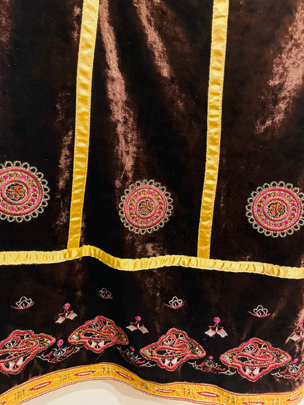 Jupe velours et ornement- Taille Medium