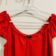 Haut rouge manches courtes - RW&CO - Taille Medium