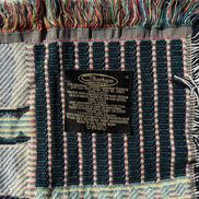 Couverture tissée vintage / cigares