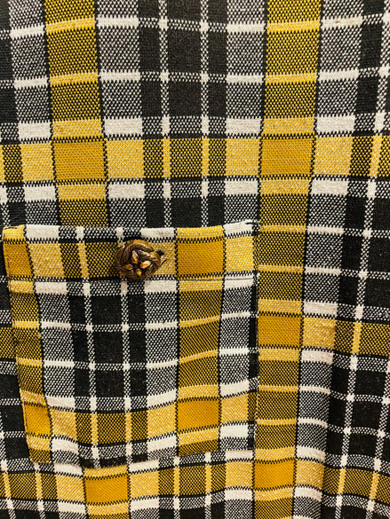 Robe courte à carreaux vintage Zara taille Small