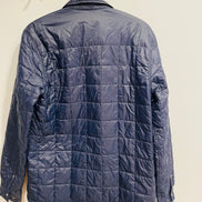 Veste bleue matelassée intérieur à carreaux - Chlorophylle - Taille small