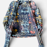 Sac à dos tissus / fait mains vintage