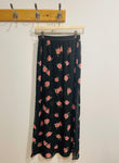 Jupe longue - taille élastique - motifs les roses - H&M Taille 4