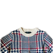 Tricot motif pied de poule / Zara / taille médium