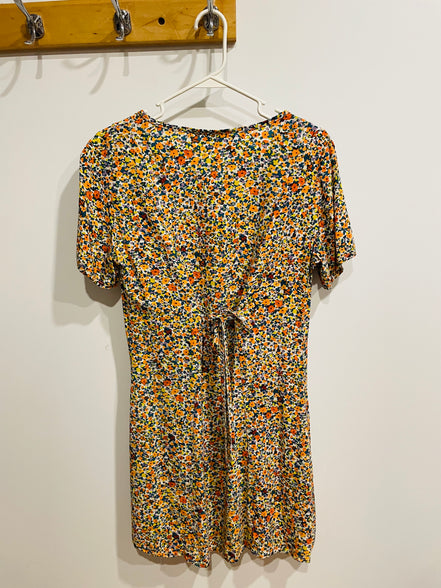 Robe à manches courtes fleurie - Daily Story - taille Small