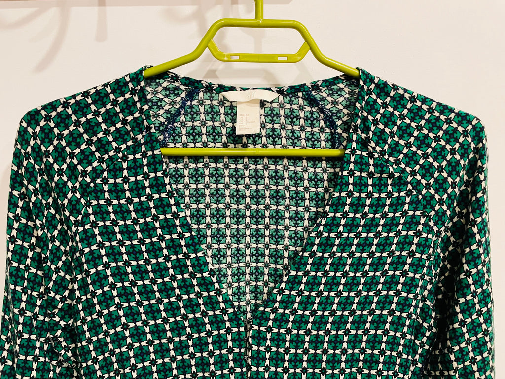Romper vert à manches longues - H&M - Taille 2