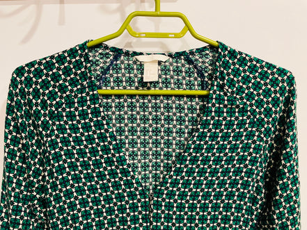 Romper vert à manches longues - H&M - Taille 2