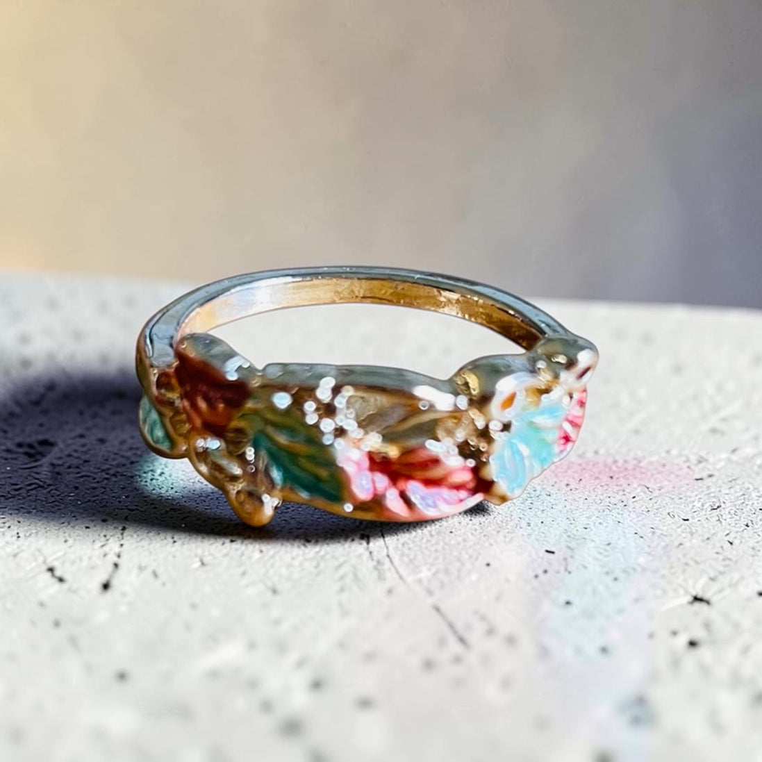 Bague floral