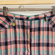 Vintage Plaid Bermuda Shorts