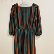 Robe manches longues rayées - Tulle - Taille Medium