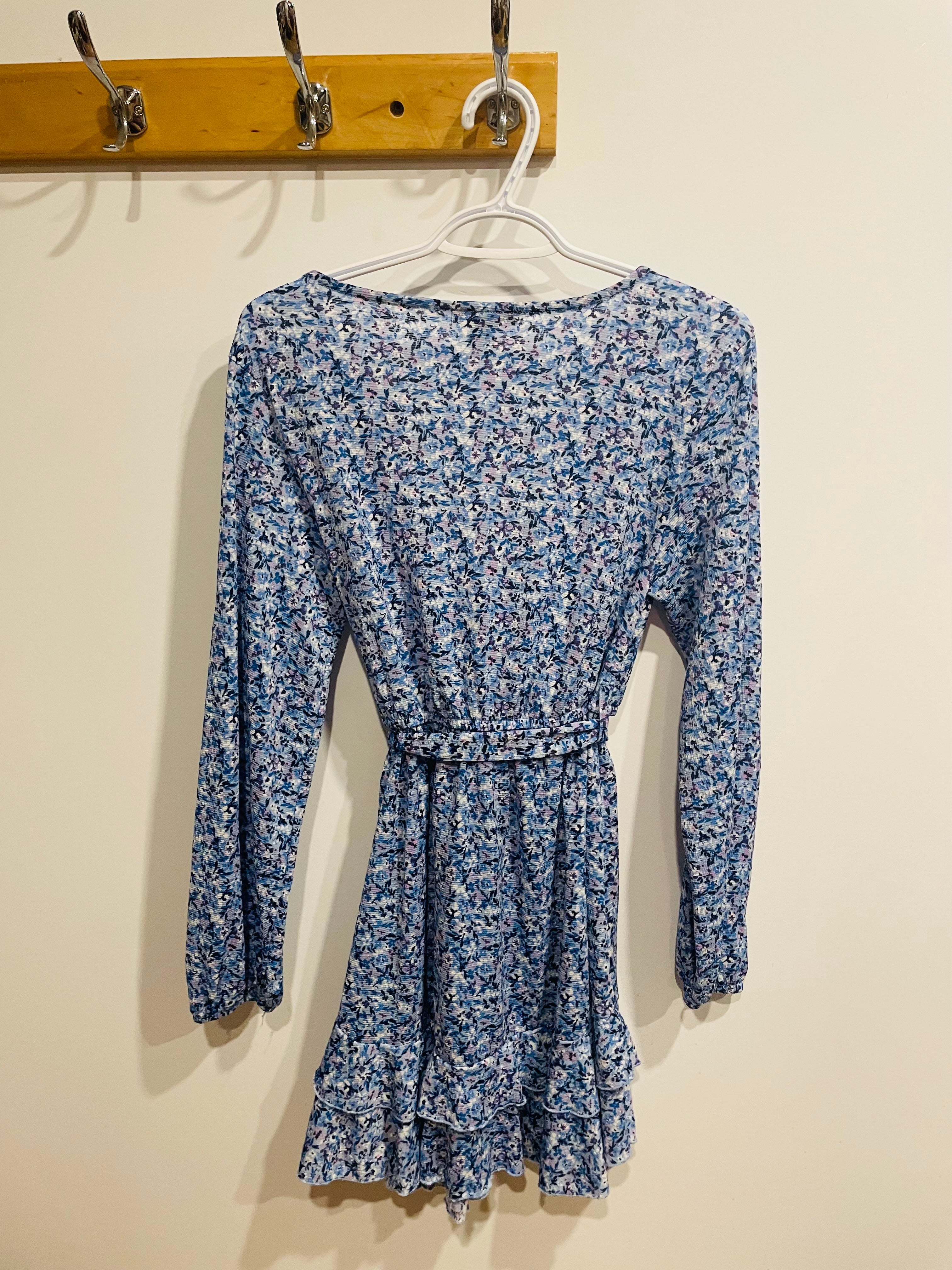 Robe bleue texturée - streetwear society Small