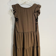 Robe courte Kaki, sans manches / Gentle Fawn / Taille Small