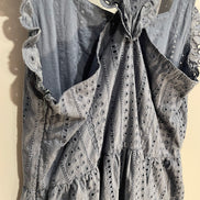 Robe bleue dentelle/ ICHI / taille Small
