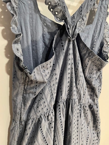 Robe bleue dentelle/ ICHI / taille Small